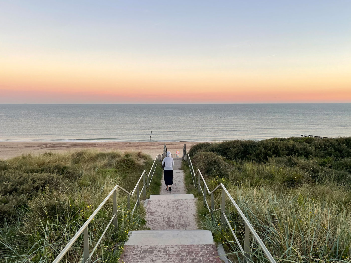 Morning walk to the beach