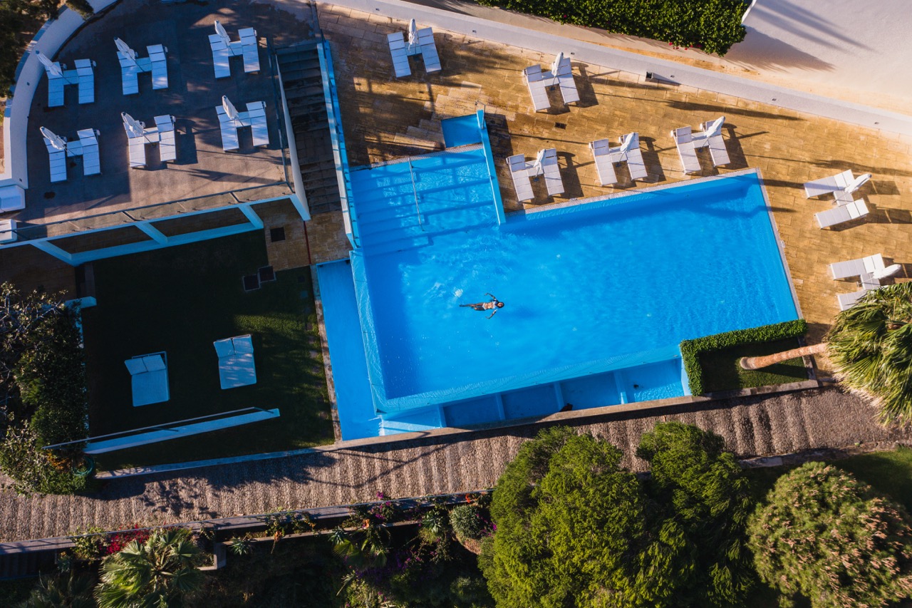 Aerial view Pool