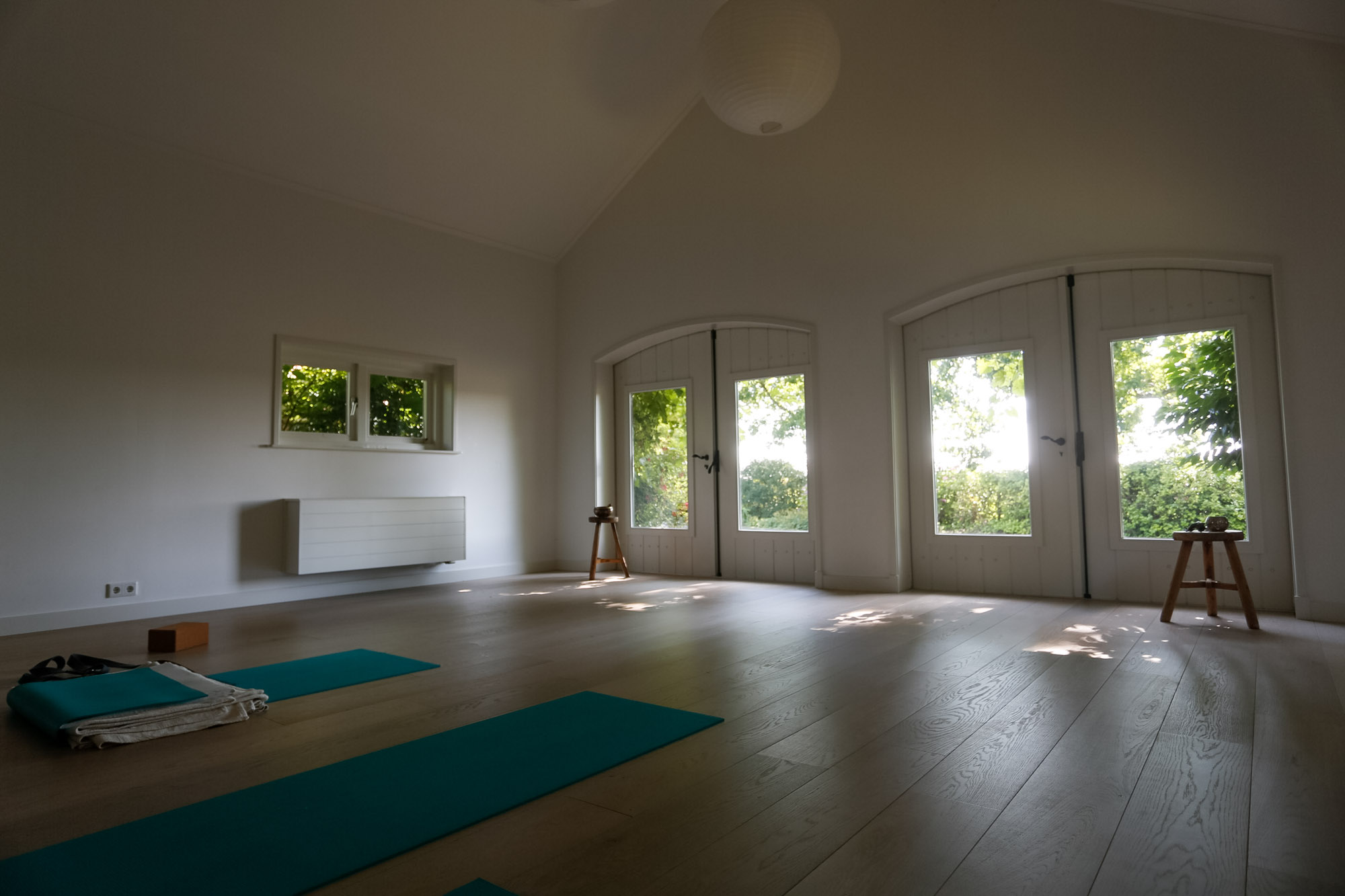 The yoga room